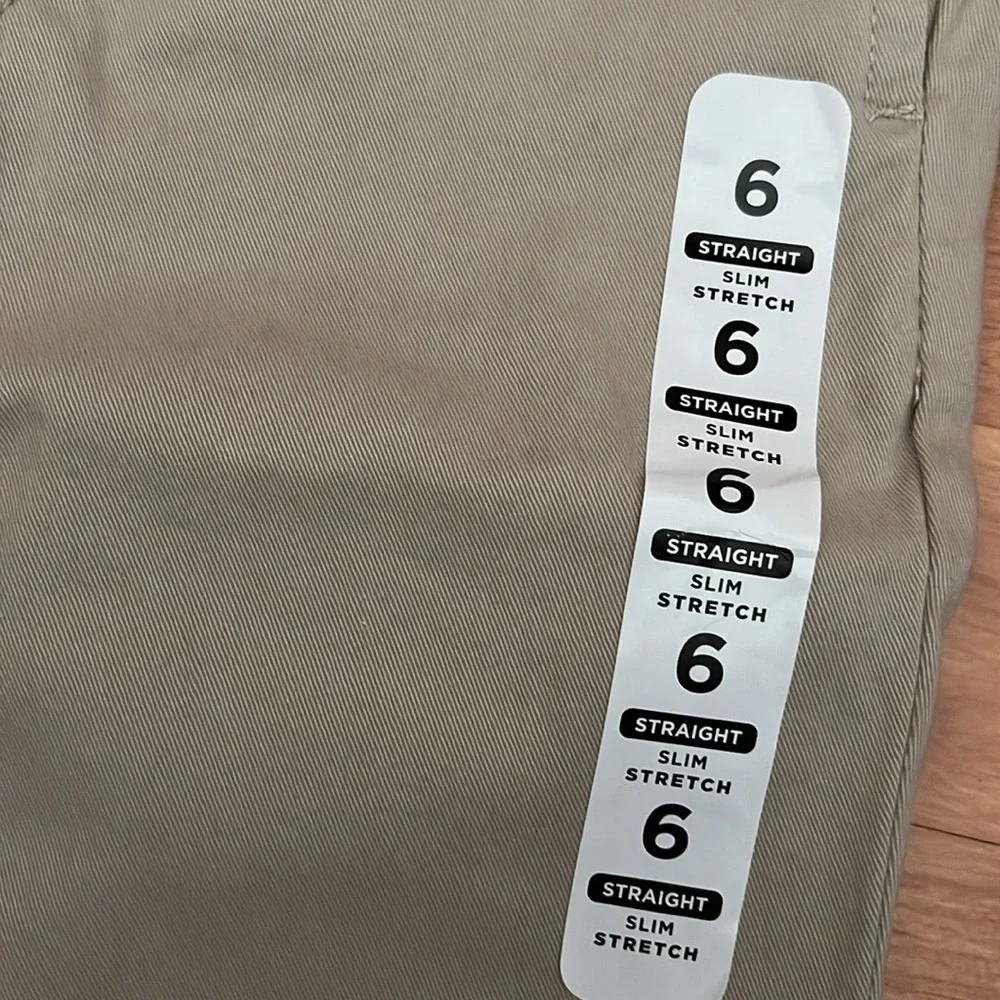 The Children's Place Boys Stretch Skinny Chino Pants Size 6 Slim